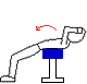 Cross Bench Crunches